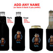 Load image into Gallery viewer, Personalised Hawk Stubby Holder Slim Line, Standard Size or Zip Up Style