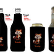 Load image into Gallery viewer, Personalised Red Panda Stubby Holder Slim Line, Standard Size or Zip Up Style