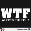Load image into Gallery viewer, WTF Where's the Fish Decal