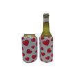 Load image into Gallery viewer, Red Love Heart Stubby Holder Slim Line or Standard Size