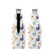 Load image into Gallery viewer, Llama Stubby Holder Zip Up Bottle Holder Suits Cruiser 275ml Beer 330ml