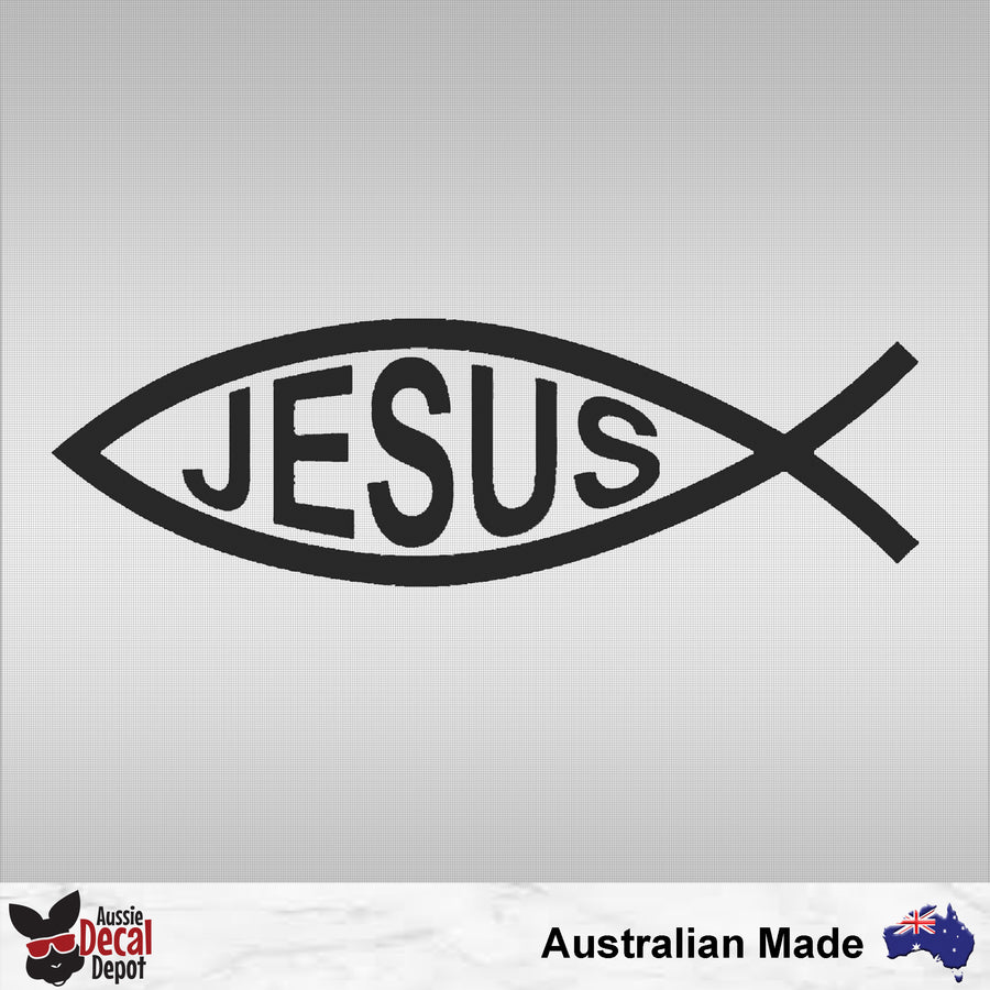 Jesus Fish Decal