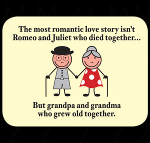 The Most Romantic Love Story Fridge Magnet