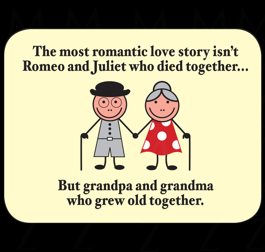 The Most Romantic Love Story Fridge Magnet