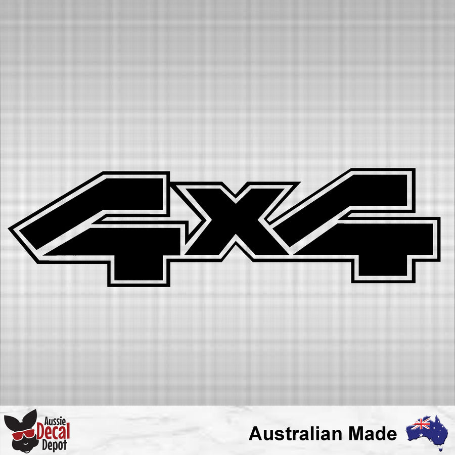 4X4 Decal