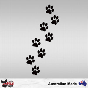 Paw Prints Decal