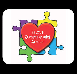I Love Someone With Autism Fridge Magnet