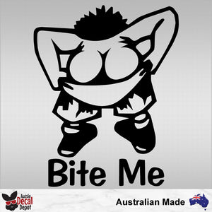 Bite Me Decal