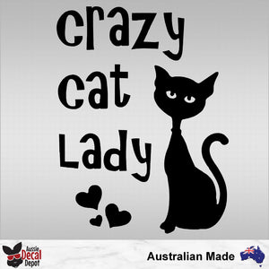 Crazy Cat Lady Decal