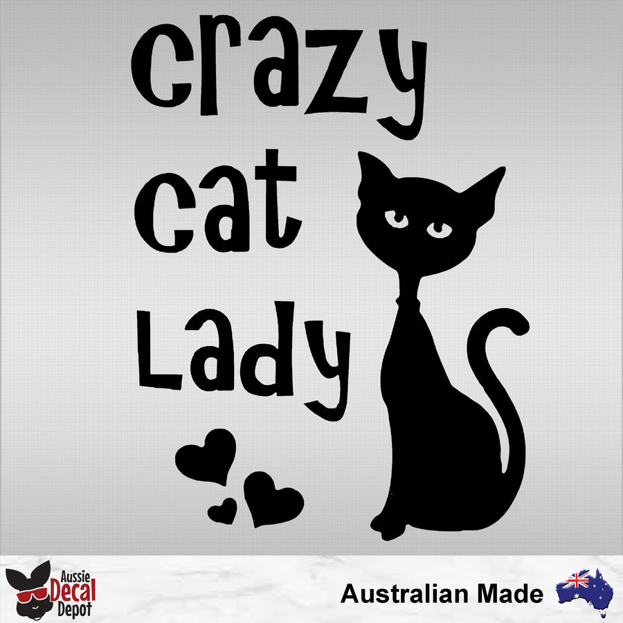 Crazy Cat Lady Decal
