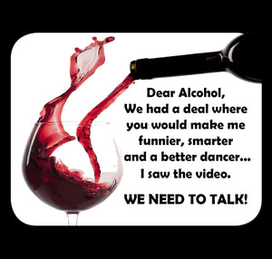 Dear Alcohol Fridge Magnet