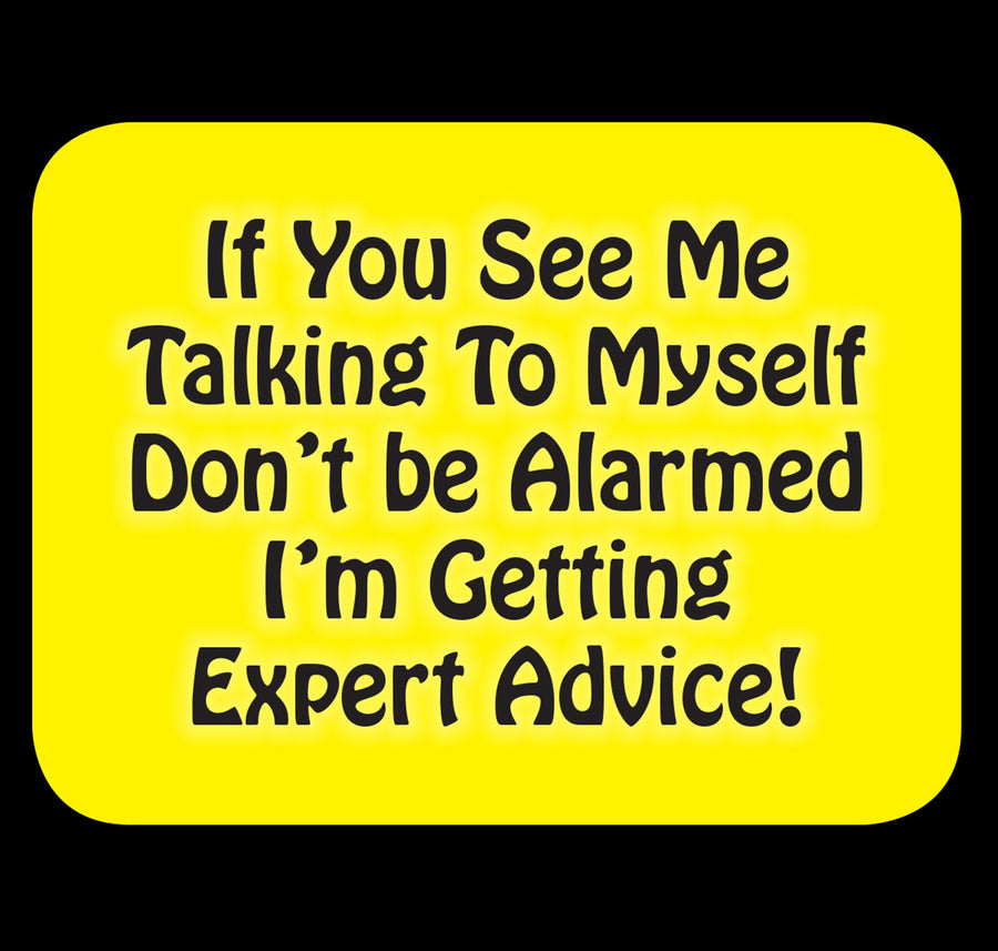 If You See Me Talking To Myself Fridge Magnet