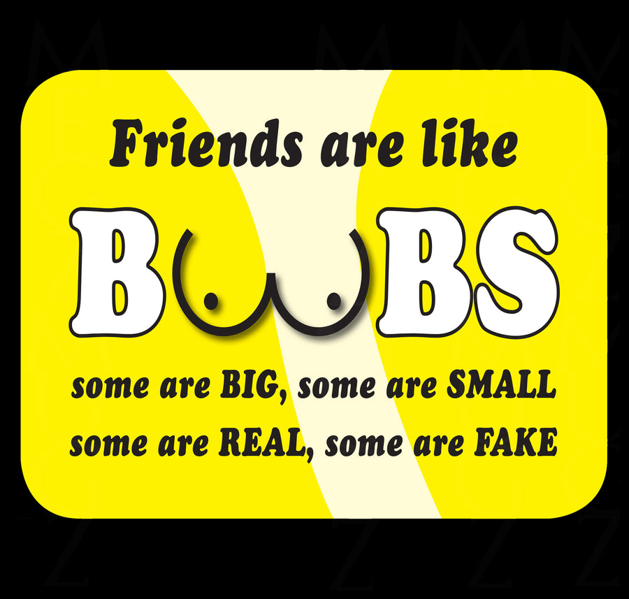 Friends Are Like Boobs Fridge Magnet