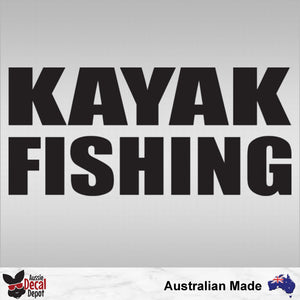 Kayak Fishing Decal