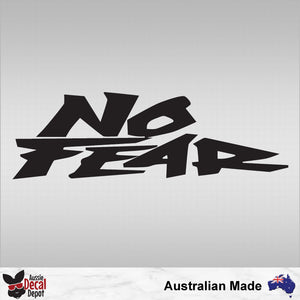 No Fear Decal Small