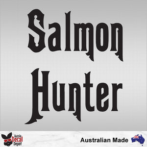 Salmon Hunter Decal