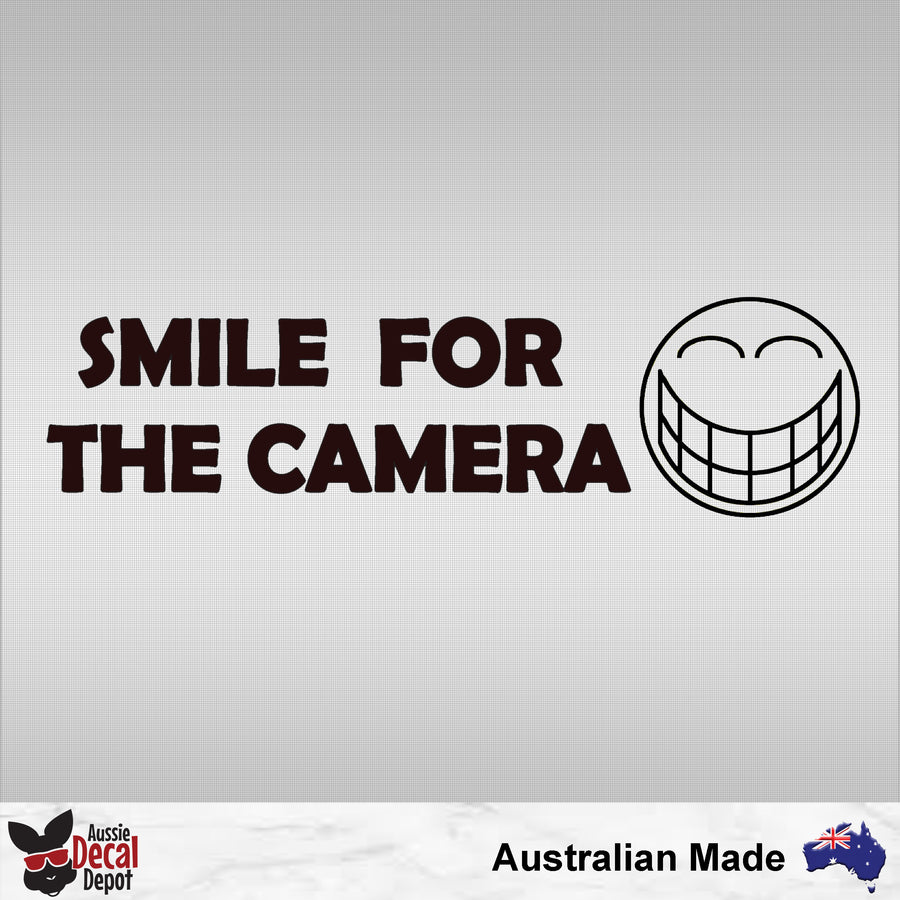 Smile For The Camera Decal