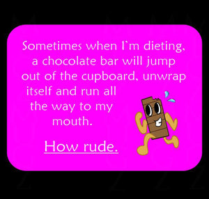 Sometimes When I'm Dieting Fridge Magnet