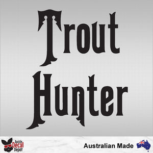 Trout Hunter Decal