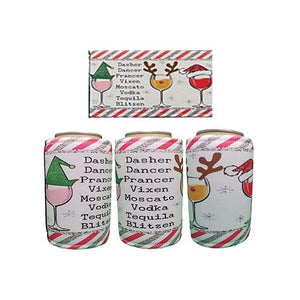 Moscato Vodka Tequila Funny Christmas Stubby Holder x 1