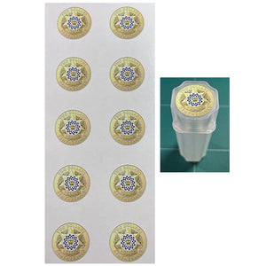 $2 Police Coin Tube Stickers 10 Pack With Free Postage (tube not included)