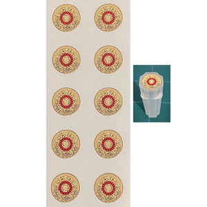 $2 War Graves Coin Tube Stickers 10 Pack With Free Postage (tube not included)